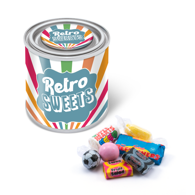 Small Paint Tin – Retro Sweets