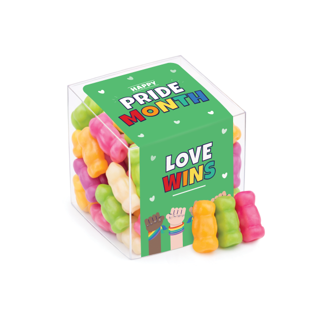 Pride – Clear Cube – Haribo® Mini Jelly Babies